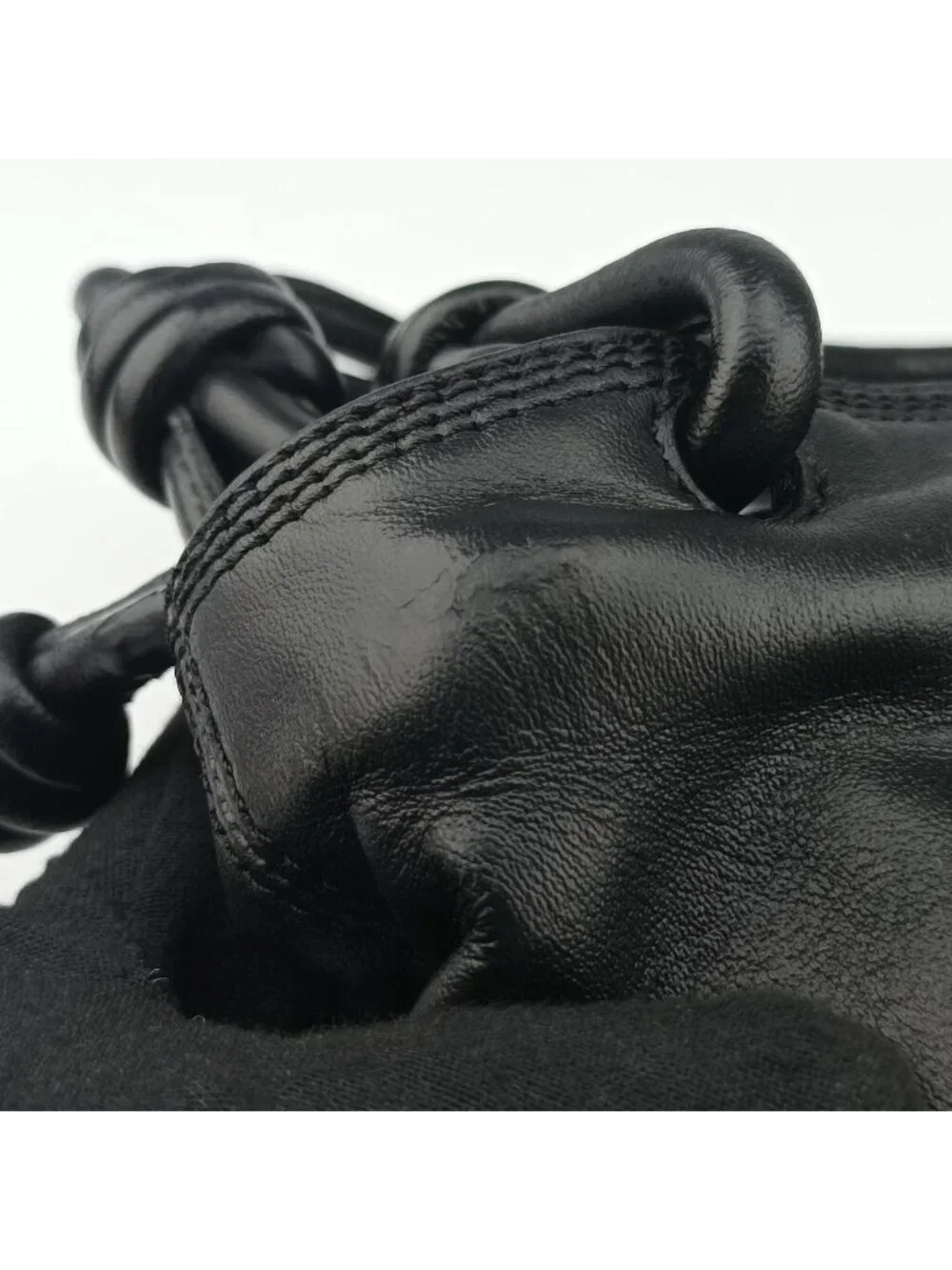 Loewe Anagram Knot Black Nappa Leather Handbag